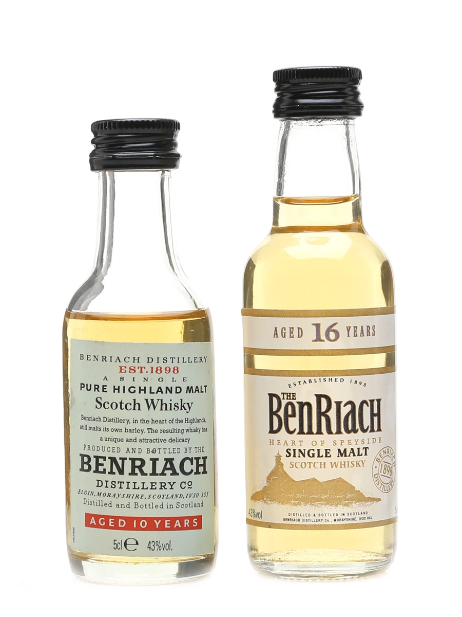 Benriach 10 & 16 Year Old  2 x 5cl / 43%