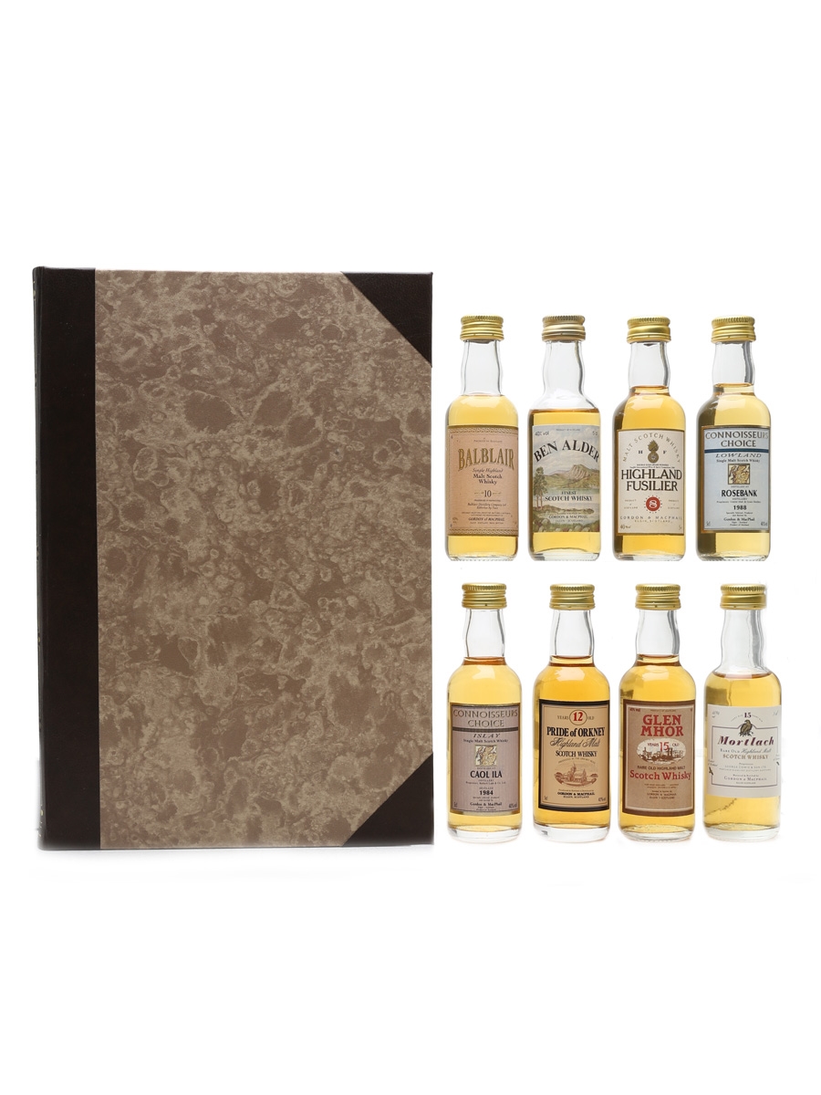 Scotland's Whiskies Volume 2 Gordon & MacPhail Set - Rosebank 1988, Glen Mhor & Mortlach 8 x 5cl / 40%