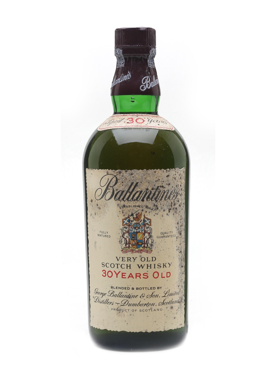 Ballantine's 30 Year Old Bottled 1970s 75cl