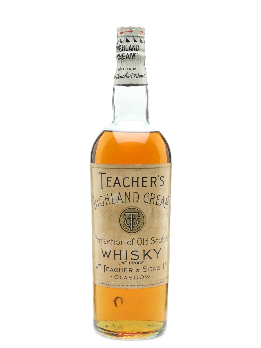 Teacher's Highland Cream Bottled 1950s 75cl / 40%