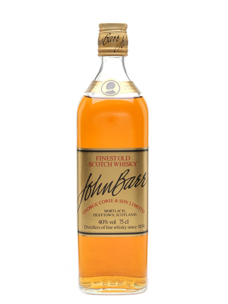 John Barr Finest Old Scotch Whisky Bottled 1980s 75cl / 40%