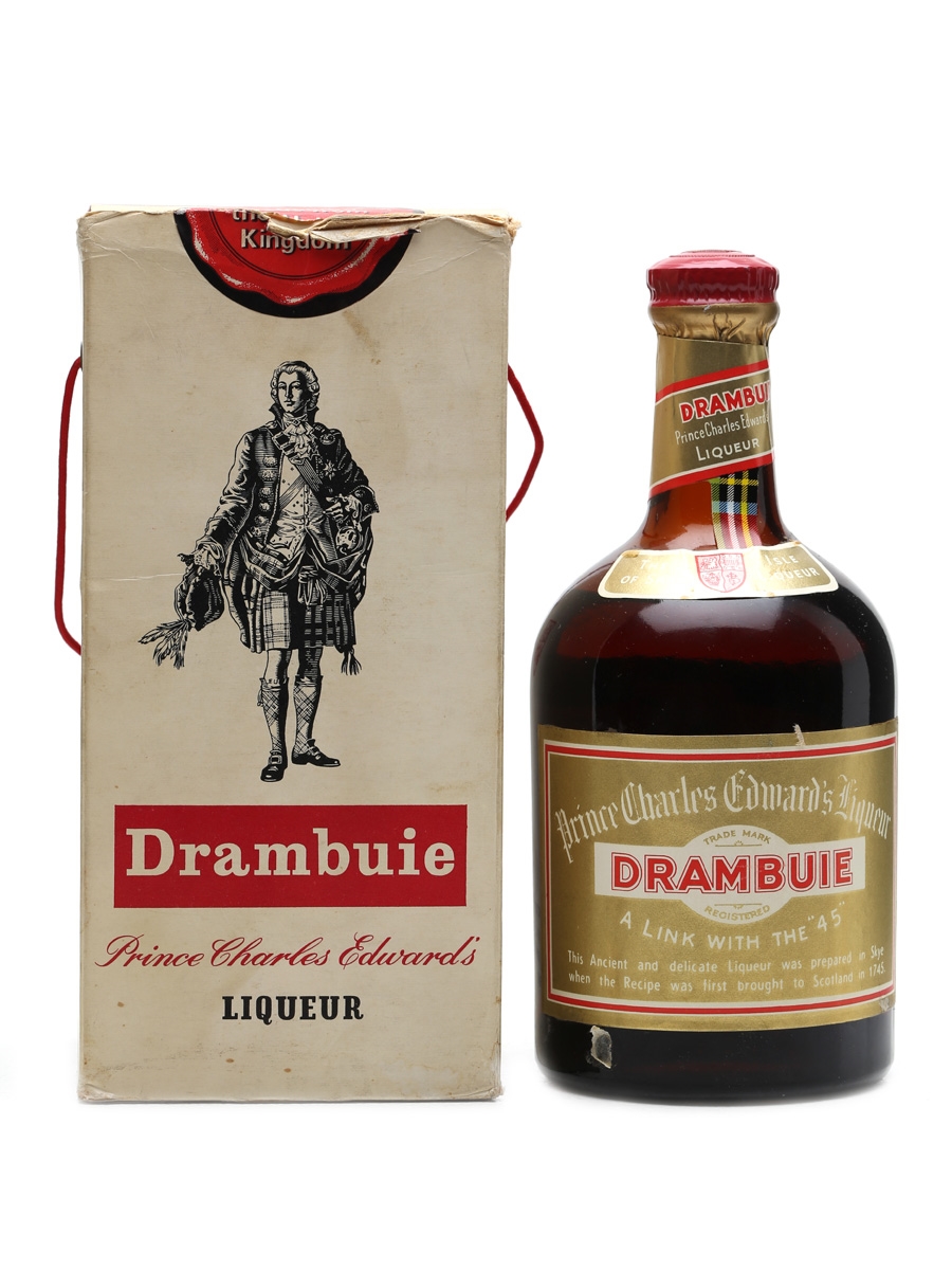 「箱はダメージあり」Old Bottle DRAMBUIE ドランブイ DRAMBUIE ドランブイ 旧ラベル チェック柄 オールドボトル 古酒 未開封