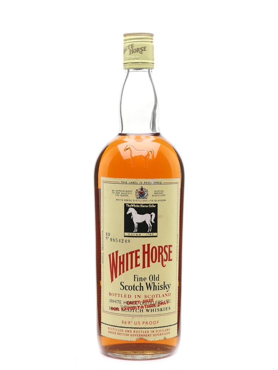 White Horse Bottled 1970s - Duty Free 100cl / 43.4%