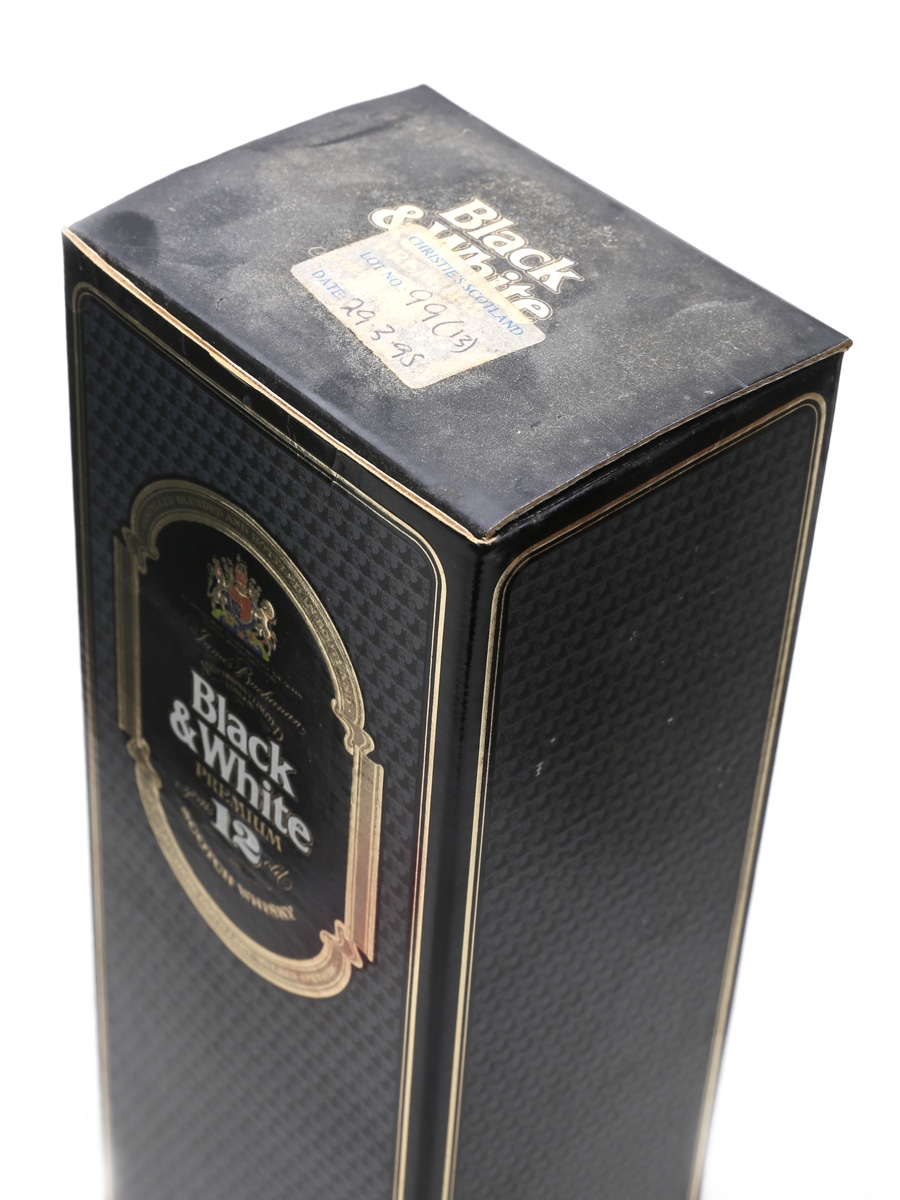 Black & White 12 Year Old Premium - Lot 35266 - Buy/Sell Blended