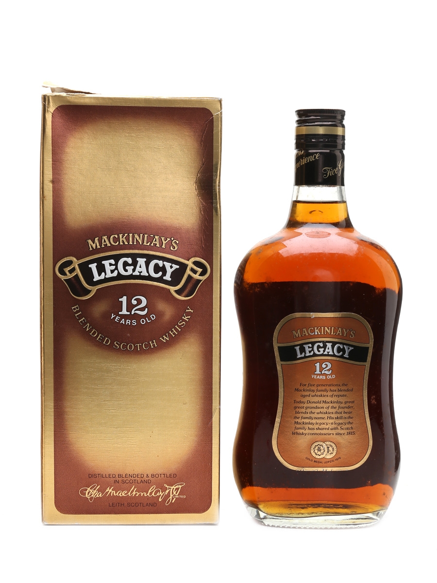 MACKINLAY'S LEGACY 12年ウイスキー 750ml 古酒 Mackinlay's Legacy 12 Year Old - Lot 35236 - Buy/Sell