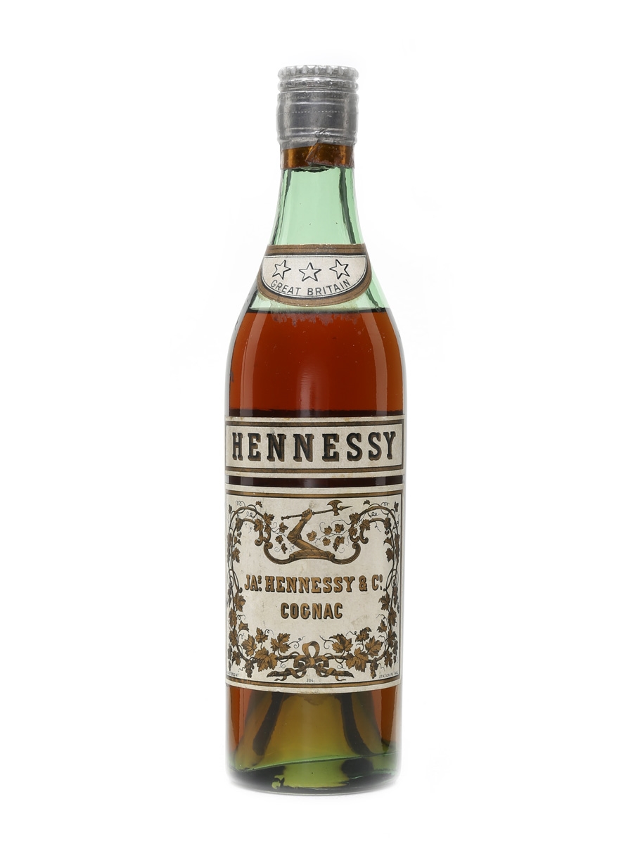 Hennessy 3 Star Bottled 1940s 35cl