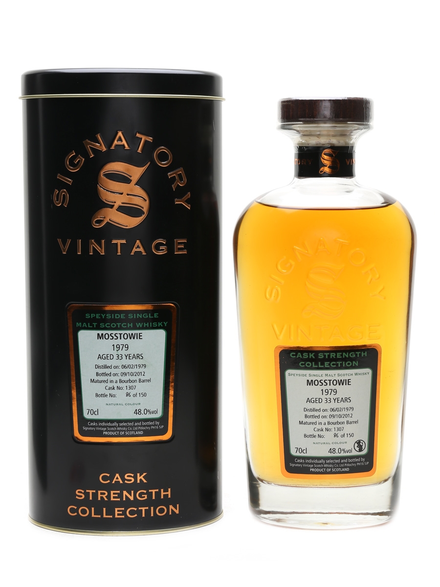 Mosstowie 1979 33 Year Old Bottled 2012 - Signatory Vintage 70cl / 48%