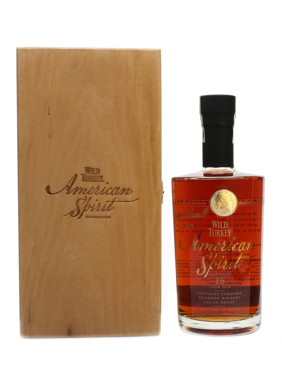 Wild Turkey American Spirit 15 Year Old - Signed By Jimmy Russell 75cl / 50%
