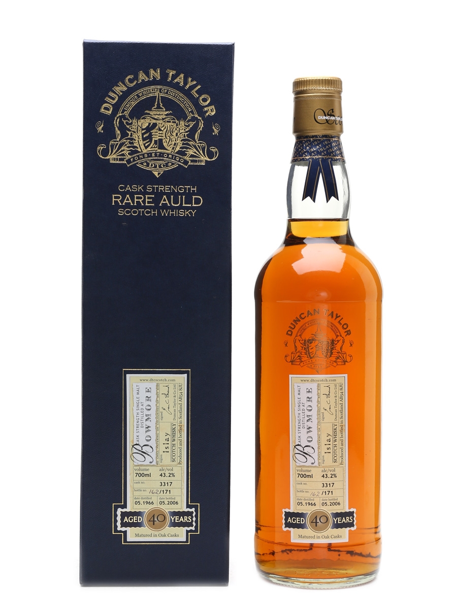 Bowmore 1966 40 Year Old - Duncan Taylor 70cl / 43.2%