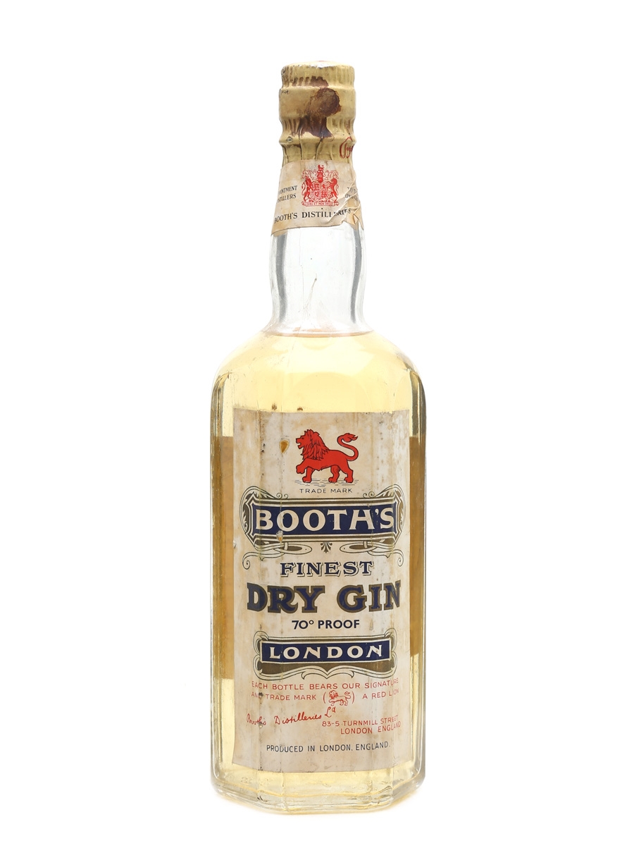 Booth's Finest Dry Gin Bottled 1954 75cl / 40%