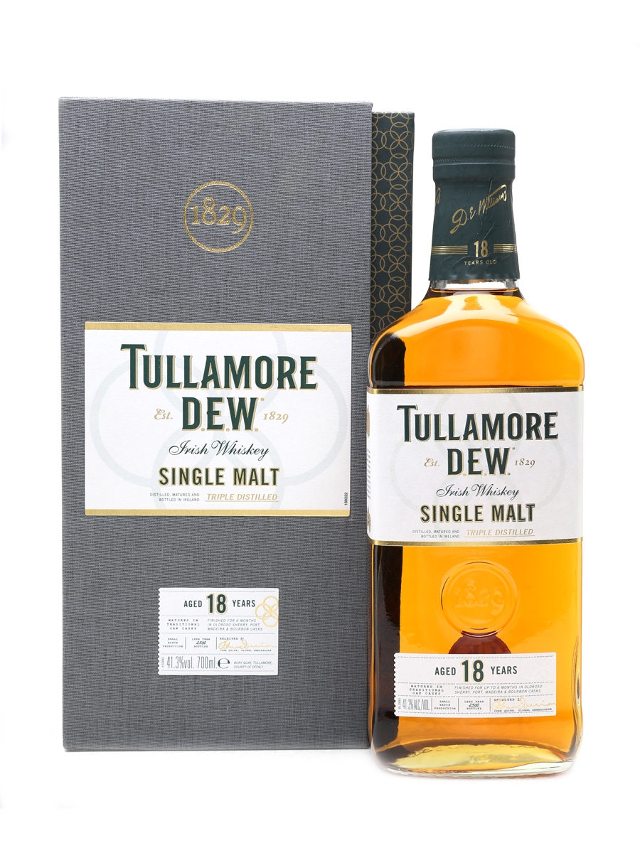 Tullamore D.E.W. 18 Year Old Bottled 2017 70cl / 41.3%