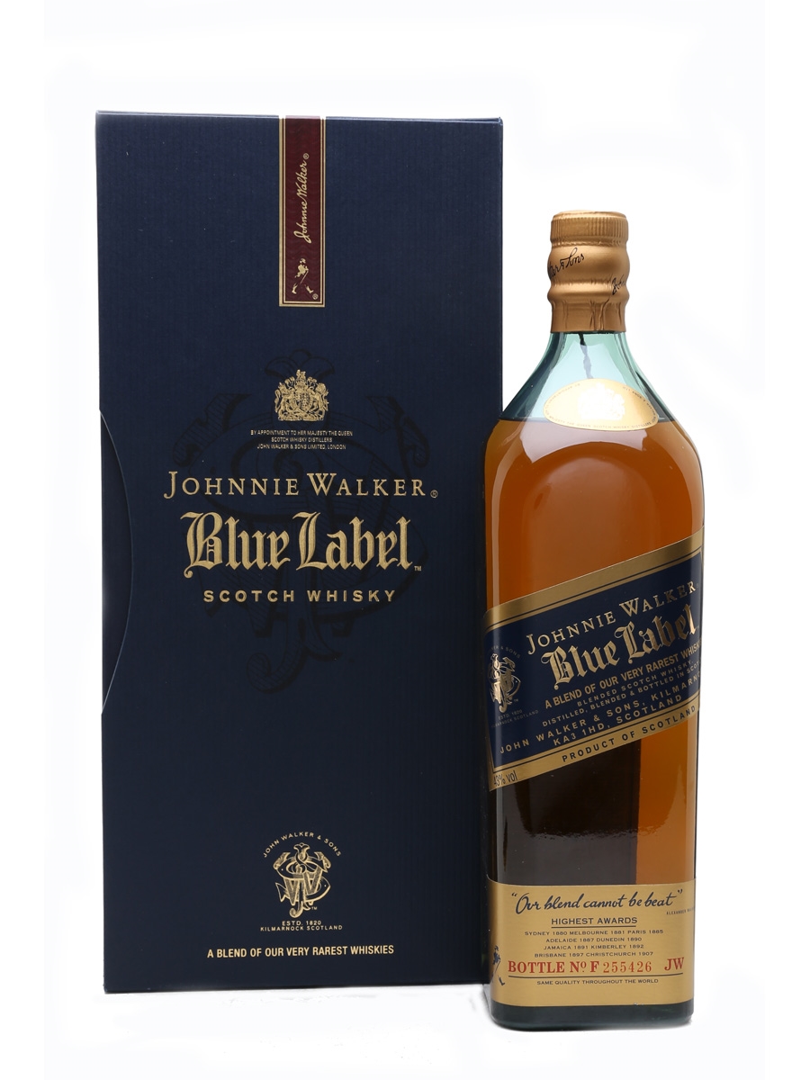 Johnnie Walker Blue Label Bottled 1990s 100cl / 43%