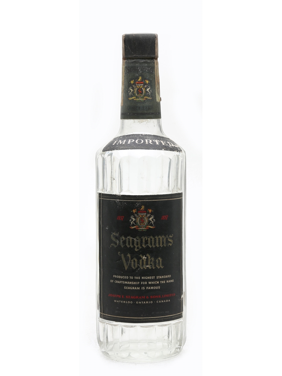Seagram's Vodka Bottled 1970s 75cl / 43%
