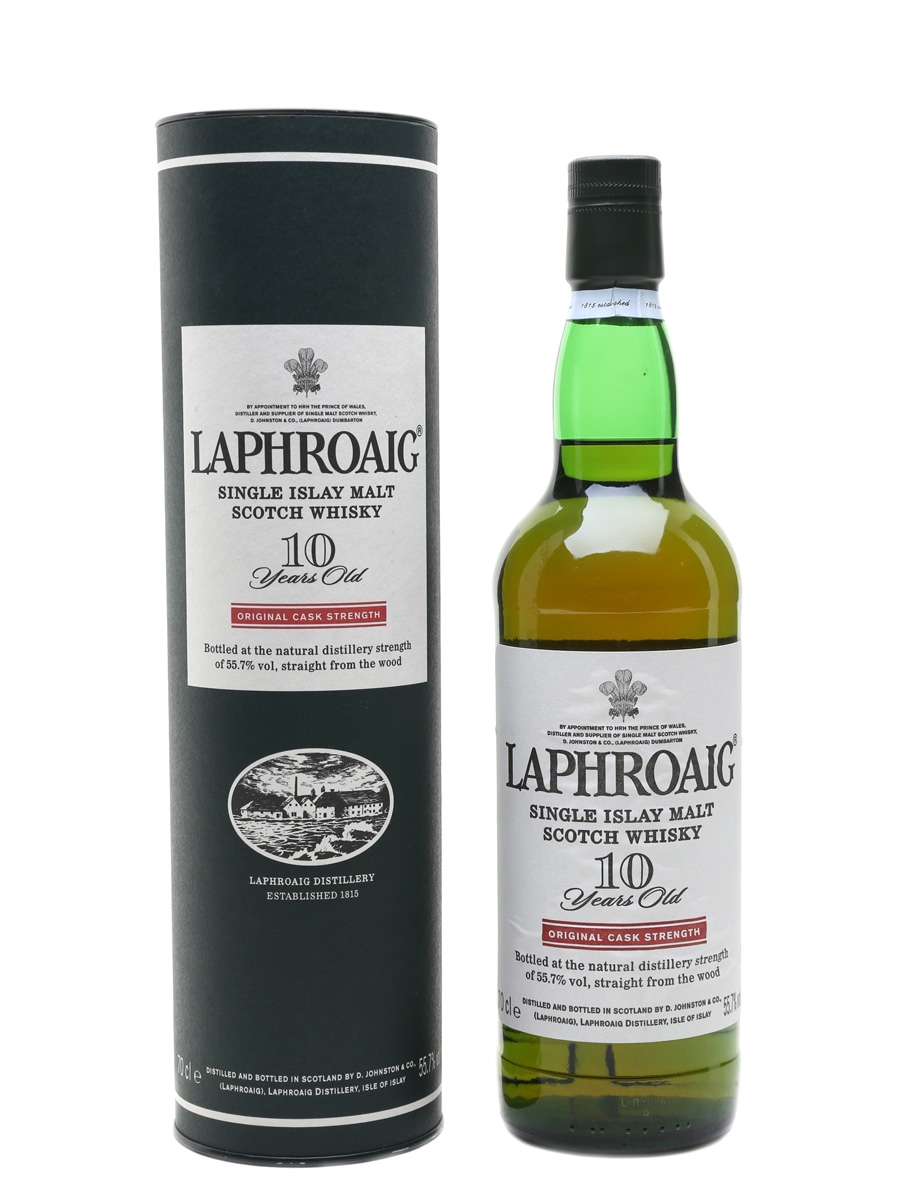 Laphroaig 10 Year Old Cask Strength Bottled 2000s 70cl / 55.7%