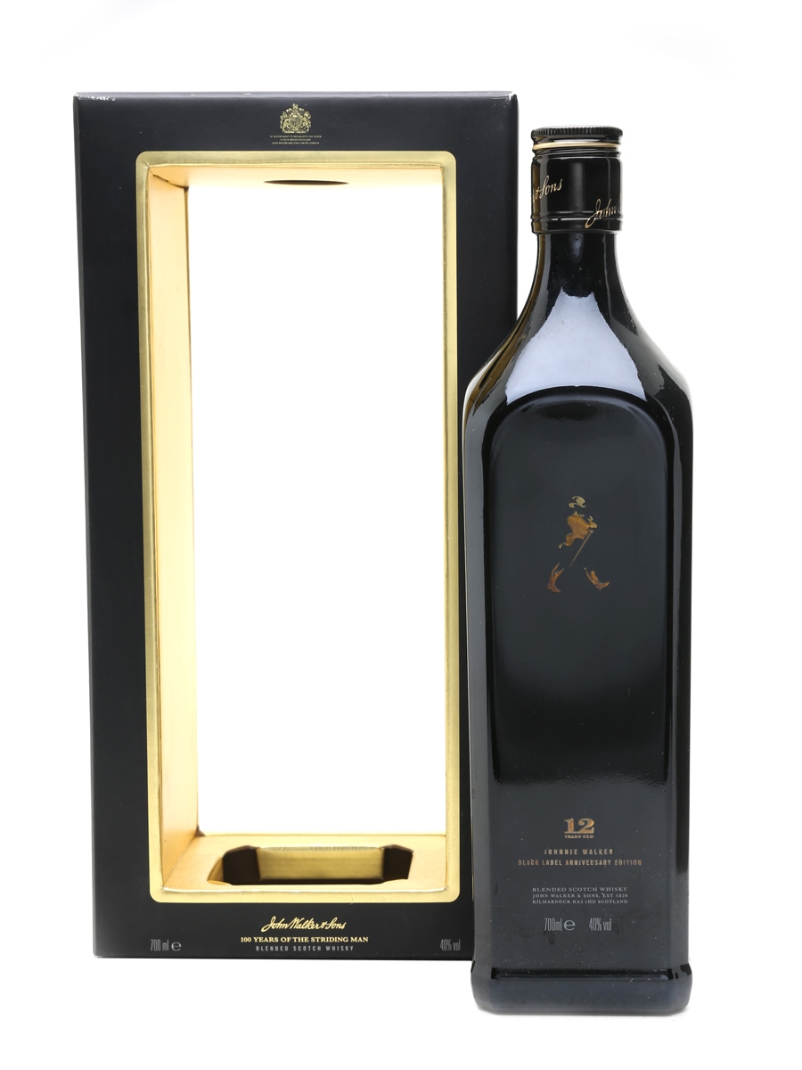 Johnnie Walker Black Label 1908 - 2008 Anniversary Edition 100 Years Of The Striding Man 70cl / 40%