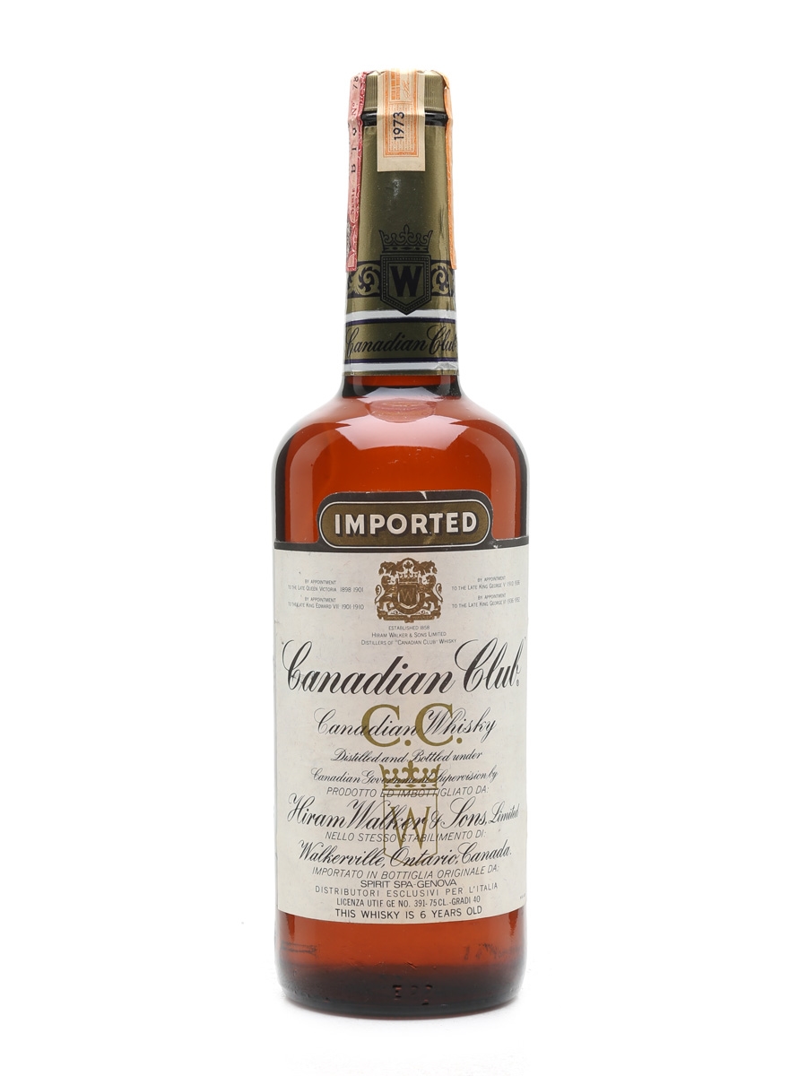 Canadian Club 1973 6 Year Old 75cl / 40%