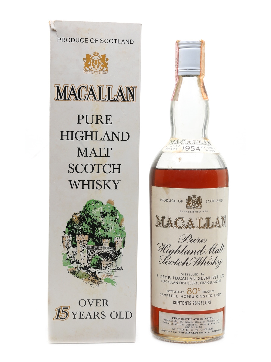 Macallan 1954 Bottled 1970s 75cl / 45.7%