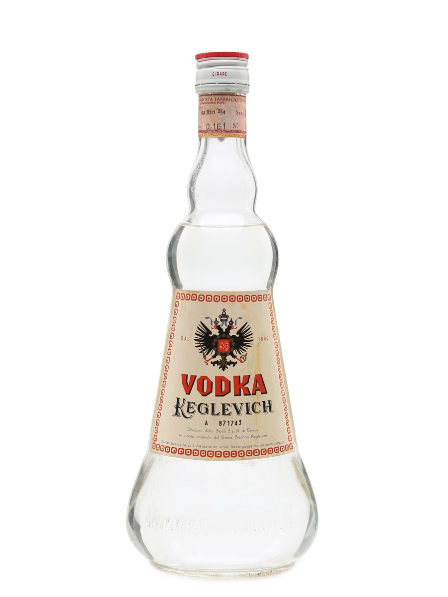 Keglevich Vodka Bottled 1960s - Stock 75cl / 40%