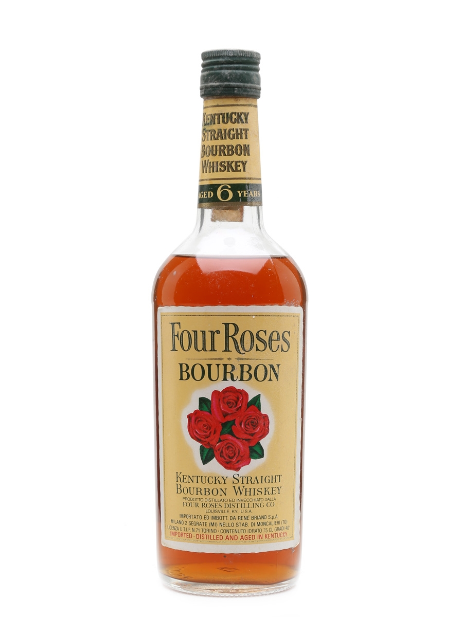 Four Roses 6 Year Old Bottled 1980s - Rene Briand 75cl / 40%