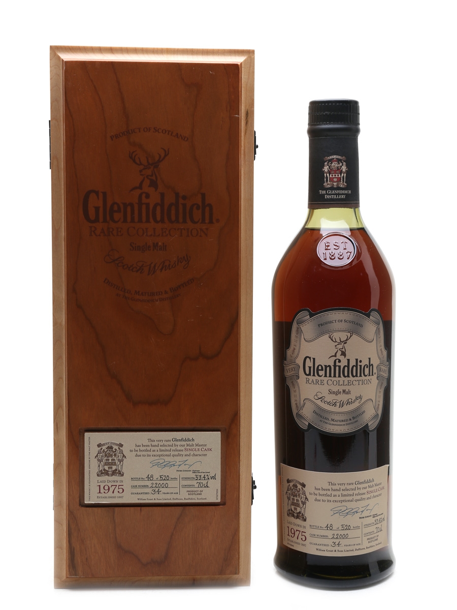 Glenfiddich 1975 Rare Collection 34 Year Old - 40th Anniversary Of Visitor Centre 70cl / 53.4%