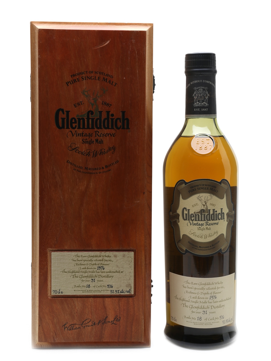 Glenfiddich 1976 Vintage Reserve 31 Year Old 70cl / 51.9%