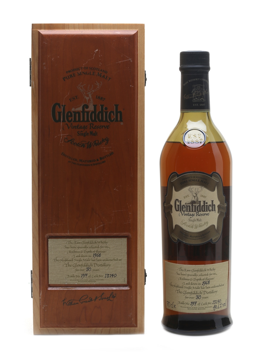 Glenfiddich 1968 Vintage Reserve 30 Year Old 70cl / 49.6%