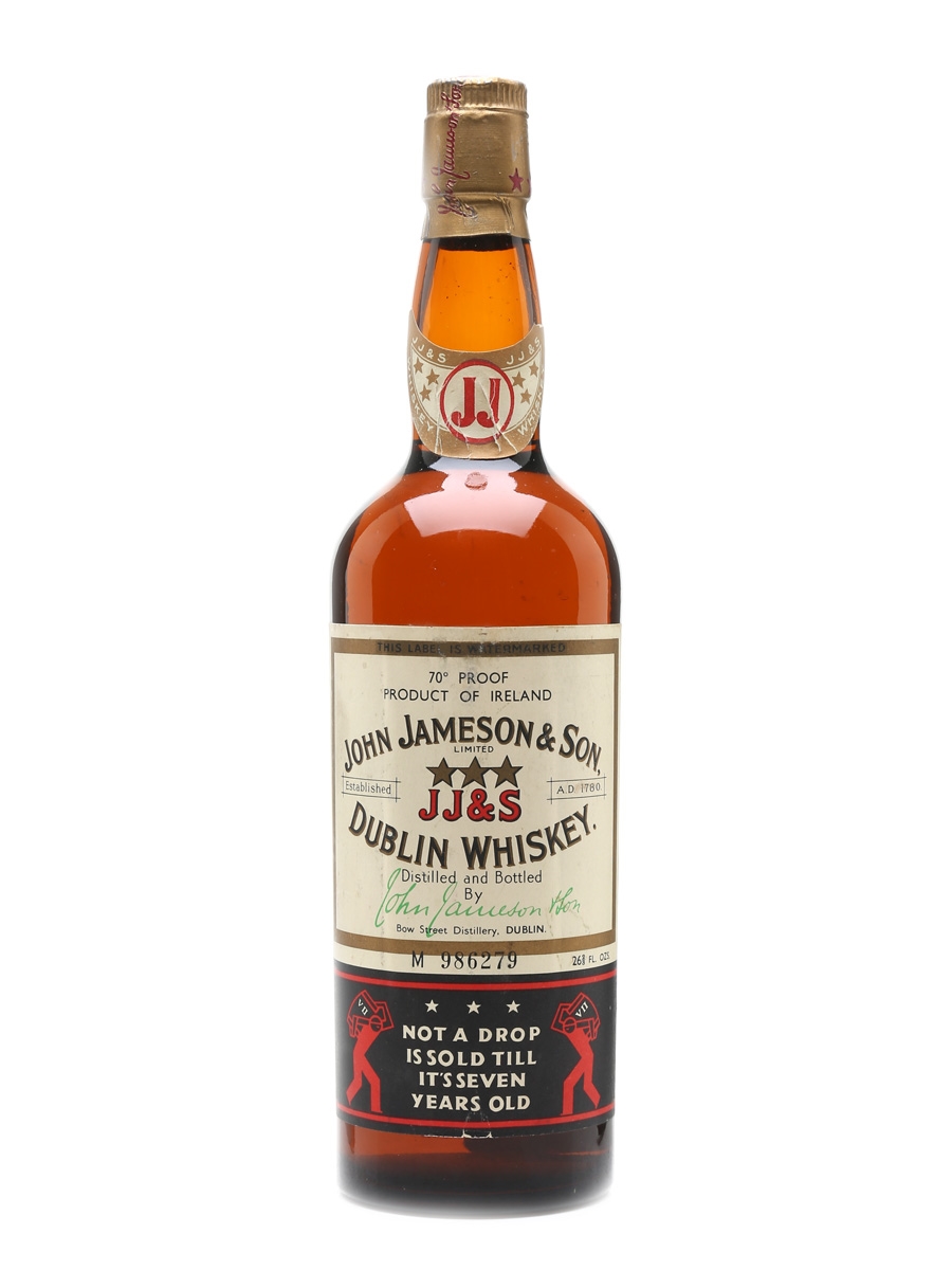 Jameson 7 Year Old Bottled 1960s 75.7cl / 40%