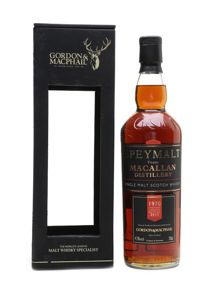 Macallan 1970 Speymalt Bottled 2013 - Gordon & MacPhail 70cl / 43%