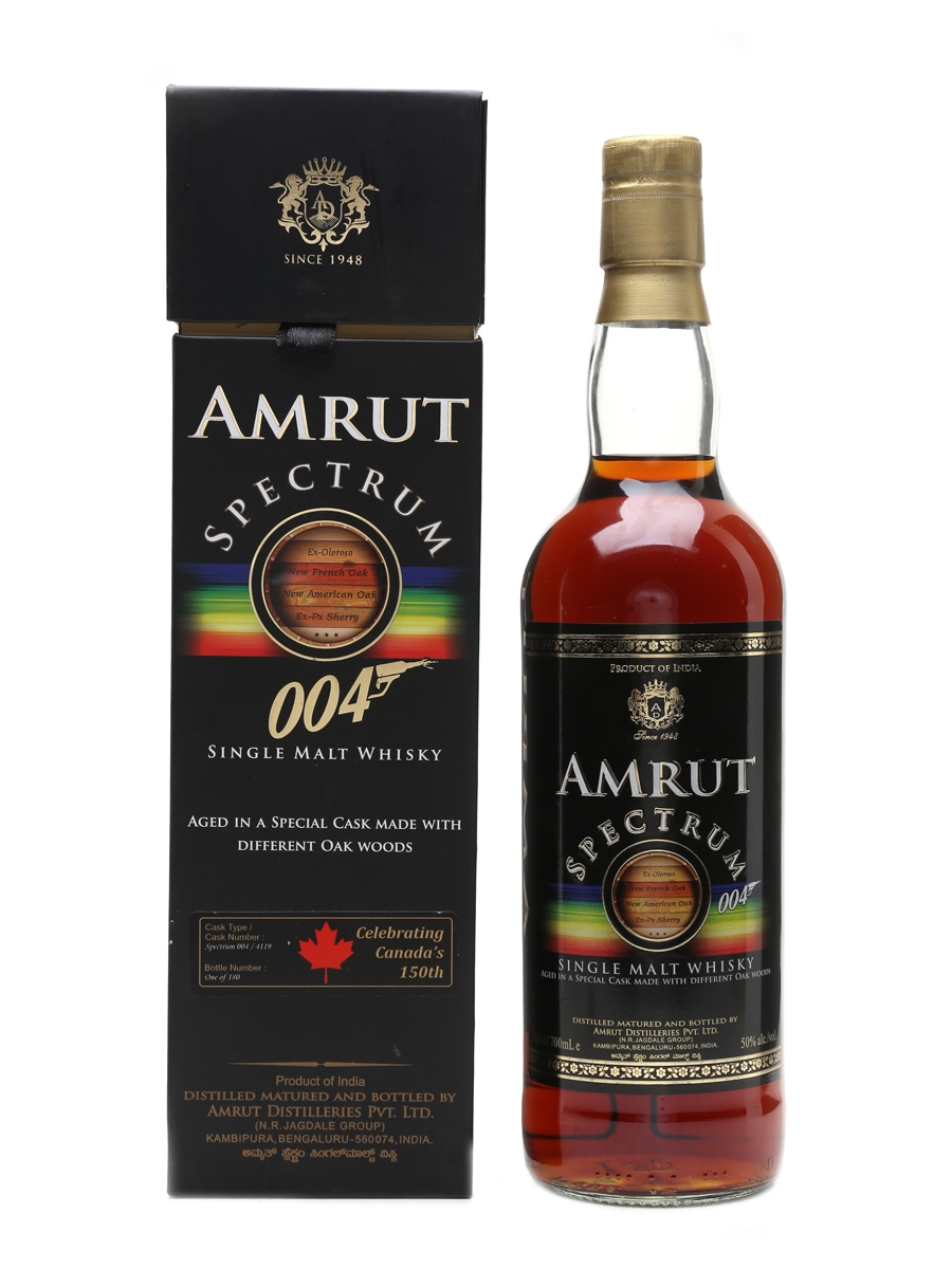 Amrut Spectrum 004 Celebrating Canada's 150th 70cl / 50%