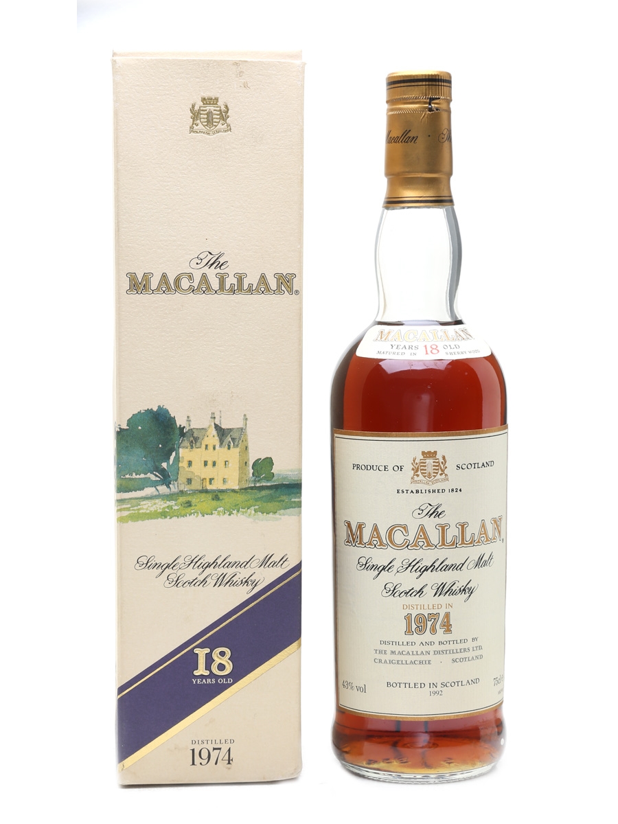 Macallan 1974 18 Year Old 75cl / 43%