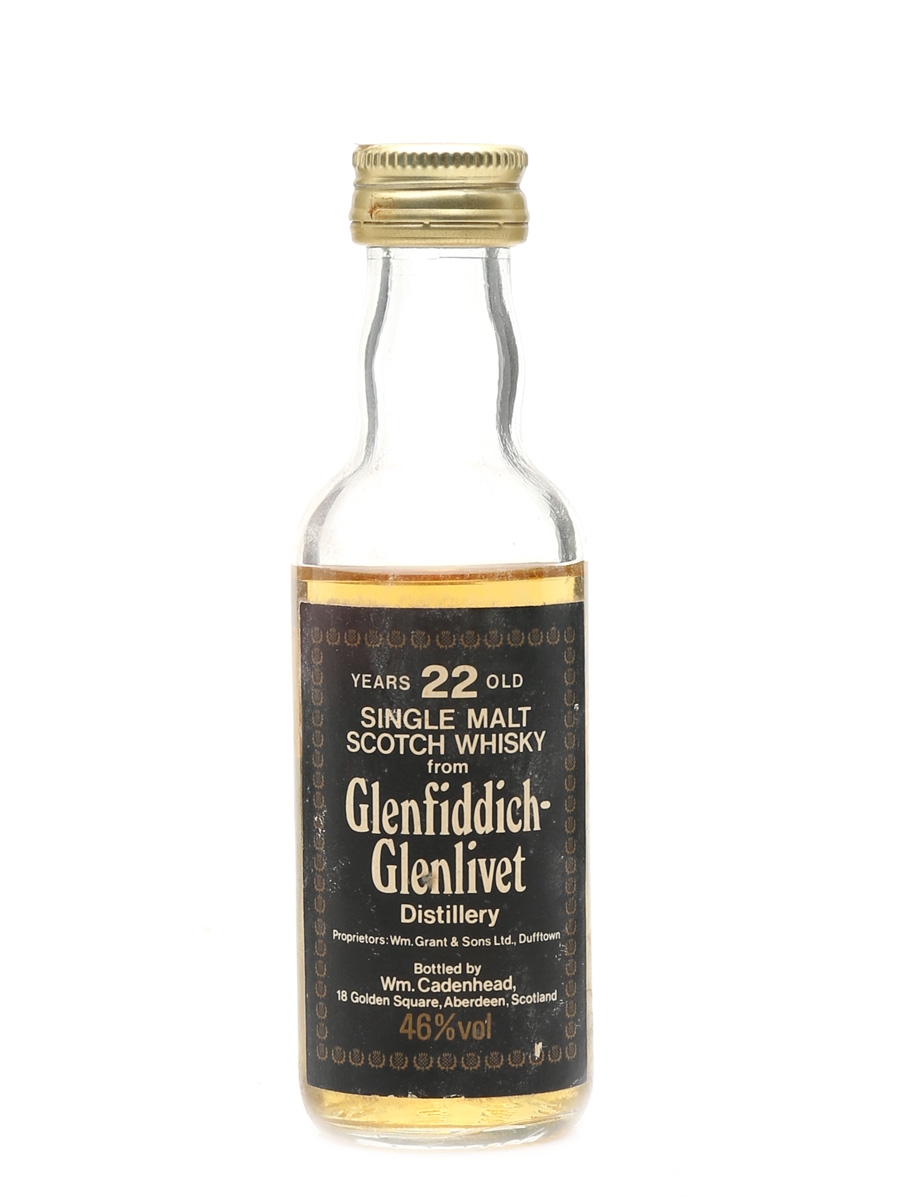 Glenfiddich Glenlivet 22 Year Old Cadenhead's 5cl / 46%