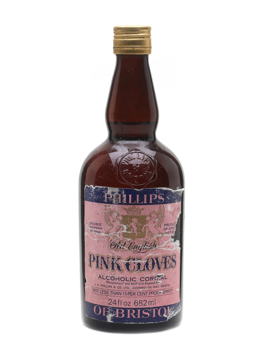 Phillips Of Bristol Pink Cloves Bottled 1960s 68.2cl / 8.5%