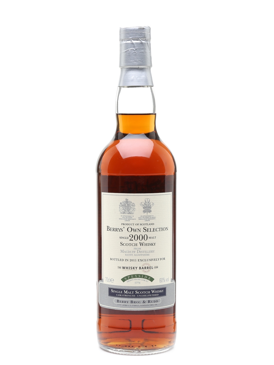 Macduff 2000 Single Cask Bottled 2011 - The Whisky Barrel 70cl / 60%