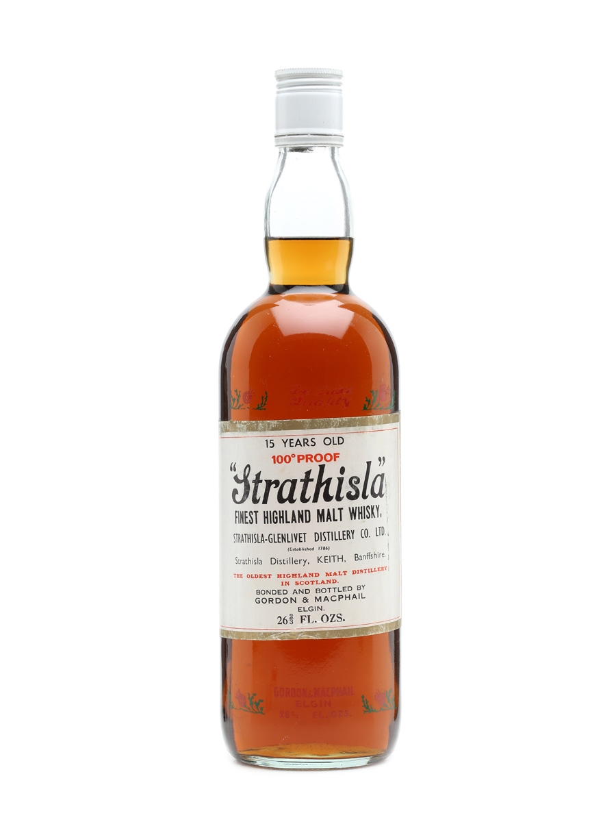 Strathisla 15 Years Old 100 Proof Gordon & MacPhail Bottled 1970s 75cl