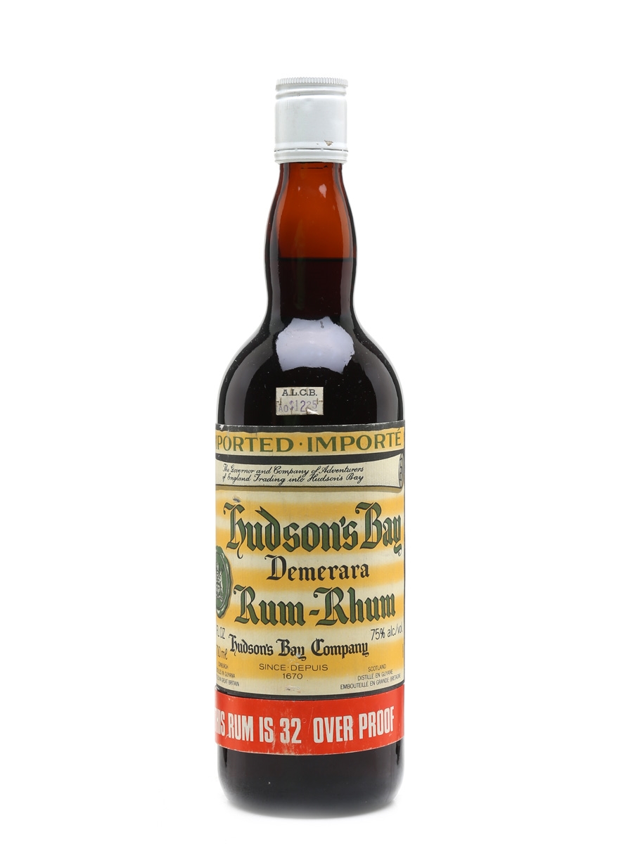 Hudson's Bay Demerara Rum Bottled 1970s 71cl / 75%