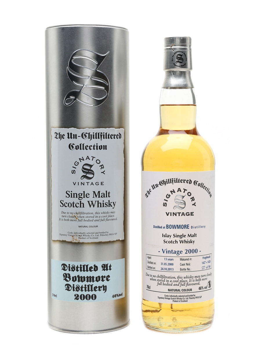 Bowmore 2000 13 Year Old Bottled 2013 - Signatory Vintage 70cl / 46%