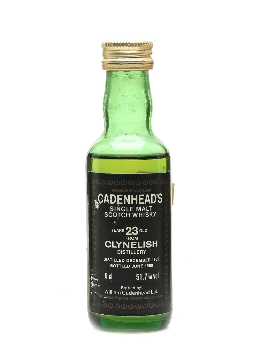 Clynelish 1965 23 Year Old - Cadenhead's 5cl / 51.7%