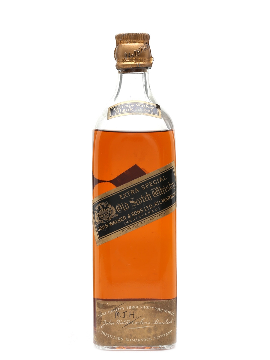 Johnnie Walker Black Label Bottled 1950s - Caldbeck, MacGregor 75cl