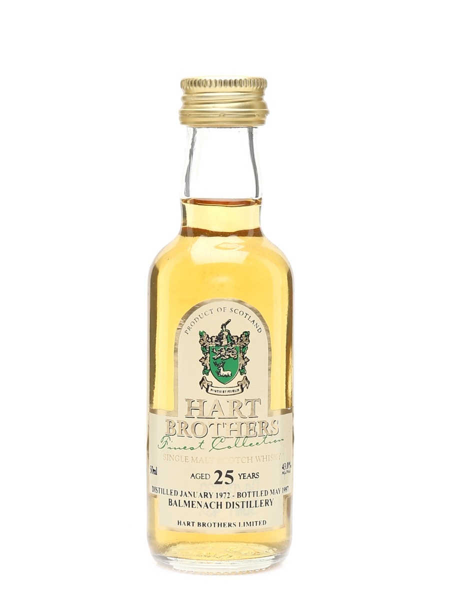 Balmenach 1972 25 Year Old Bottled 1997 - Hart Brothers 5cl / 43%