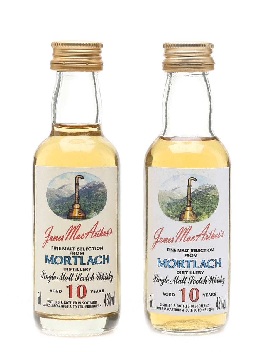Mortlach 10 Year Old James MacArthur's 2 x 5cl / 43%