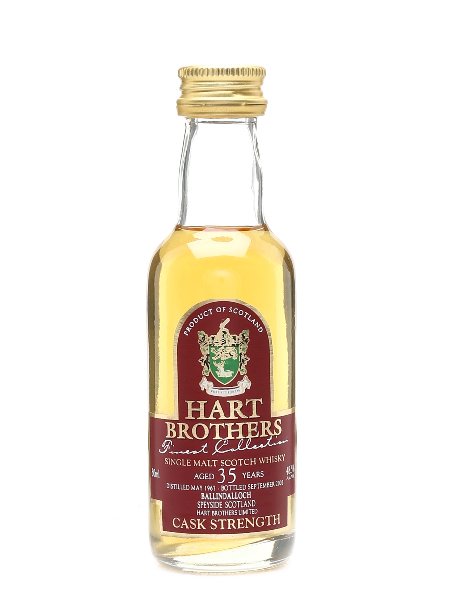 Ballindalloch 1967 35 Year Old Bottled 2002 - Hart Brothers 5cl / 48.5%