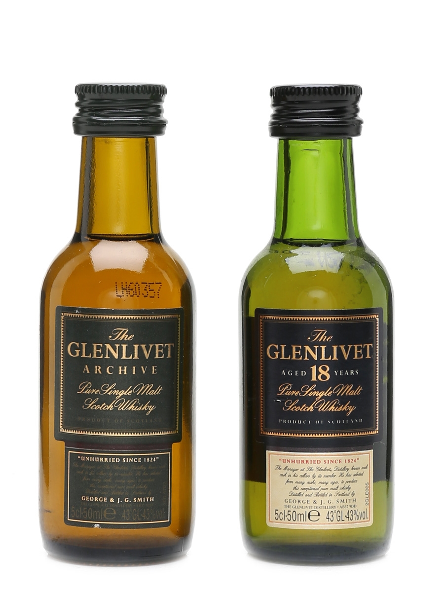 Glenlivet Archive & 18 Year Old  2 x 5cl / 43%