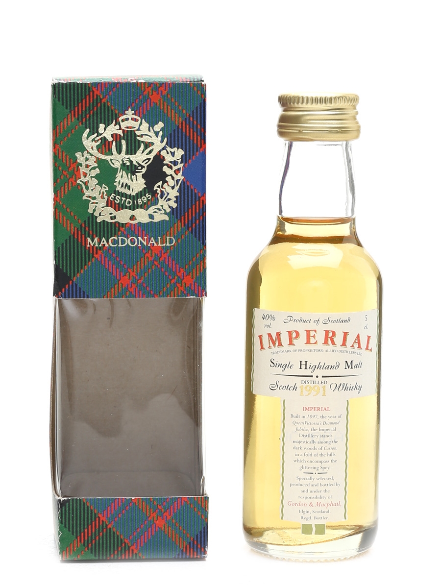 Imperial 1991 Gordon & MacPhail 5cl / 40%