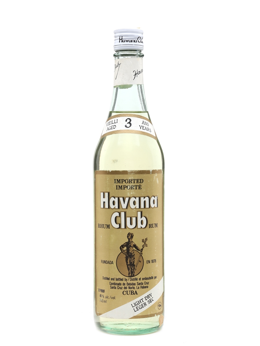 Havana Club 3 Year Old Bottled 1980s 70cl / 40%