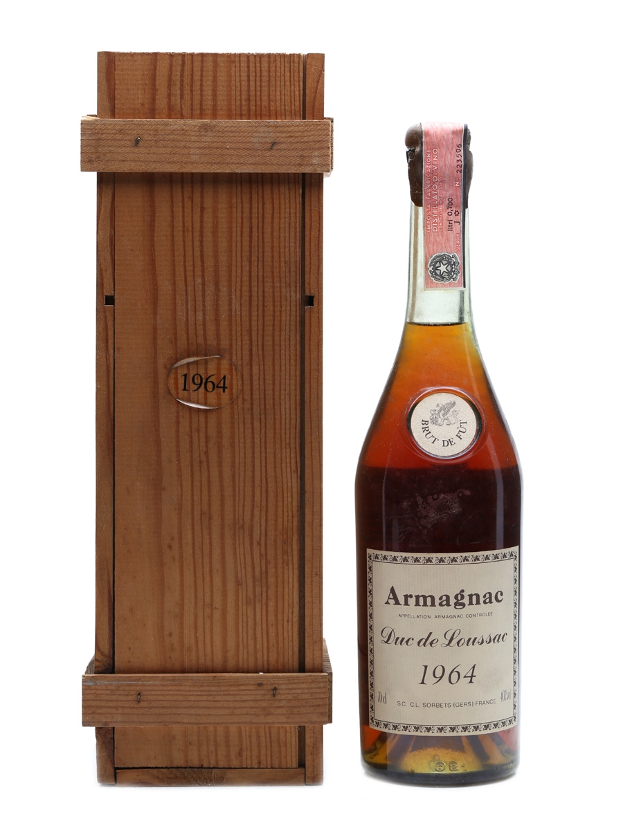 Duc De Loussac 1964 Armagnac Bottled 1986 70cl