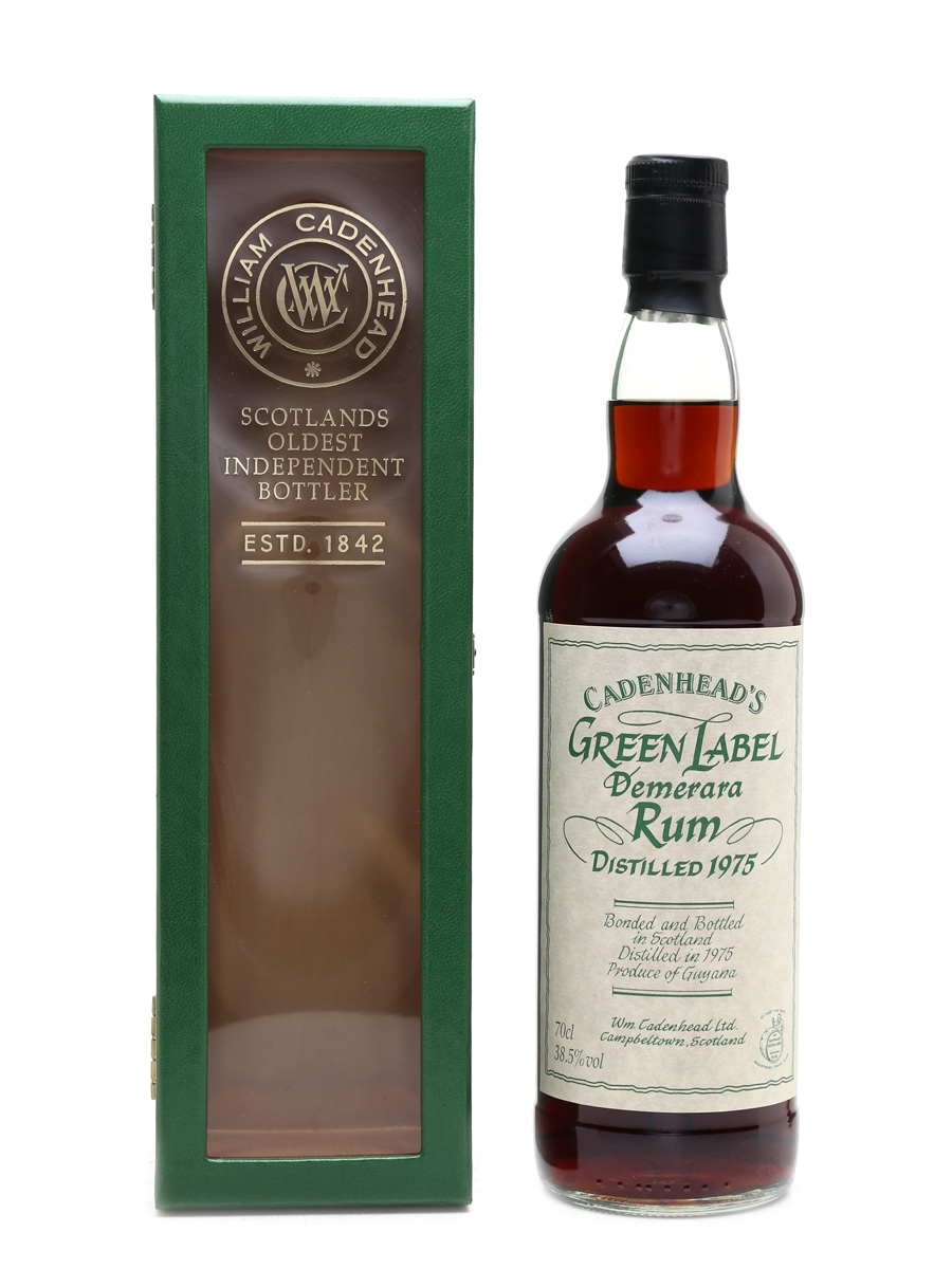 Cadenhead's Green Label 1975 Demerara Rum  70cl / 38.5%