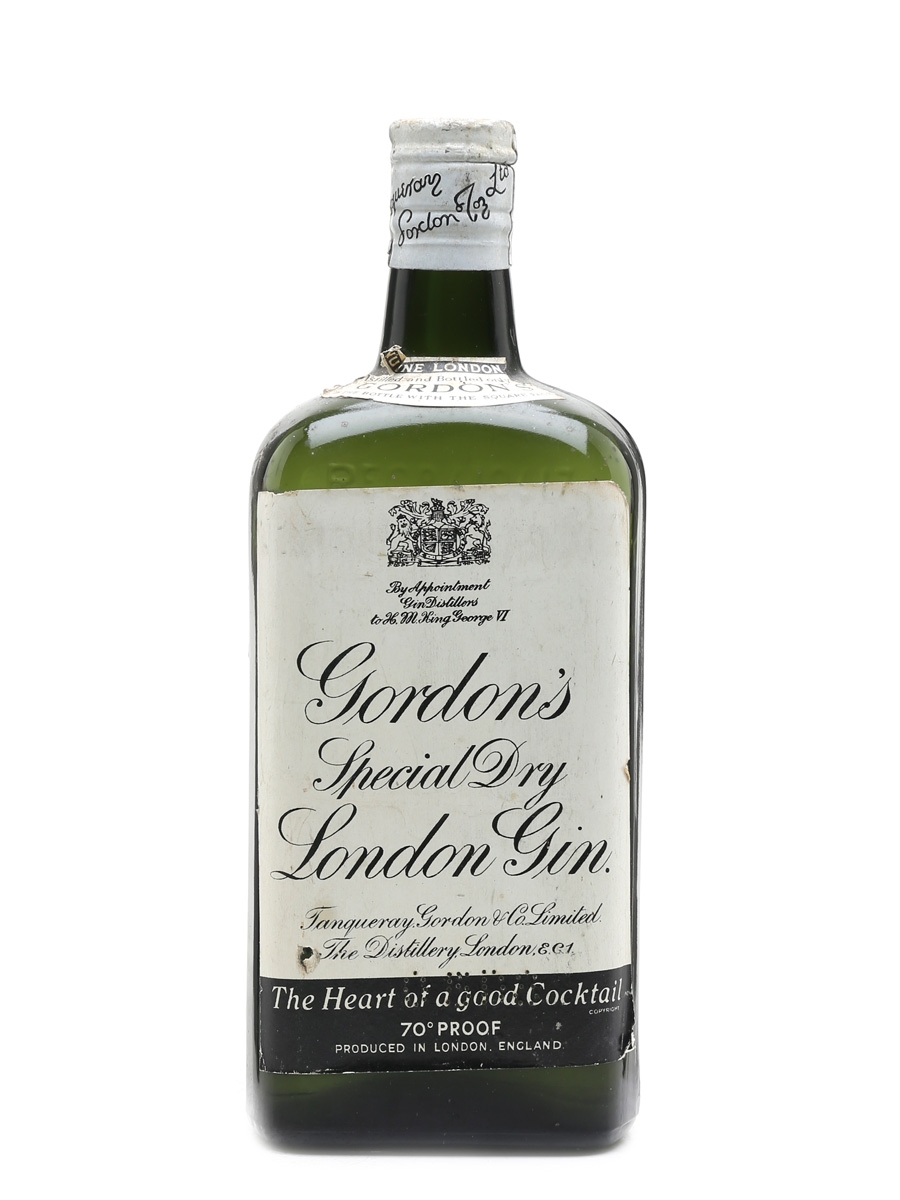 Gordon's Special Dry London Gin Bottled 1940s - Spring Cap 75cl / 40%