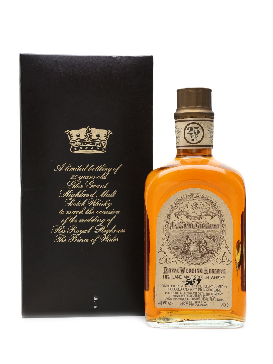 Glen Grant 25 Year Old Royal Wedding Reserve Bottled 1981 - Giovinetti 75cl / 40%