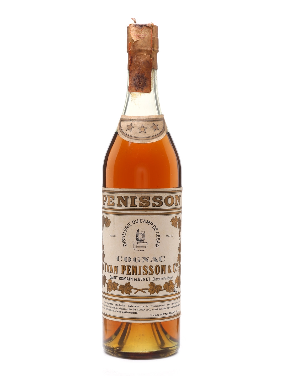 Penisson 3 Star Cognac Bottled 1950s-1960s 75cl / 40%