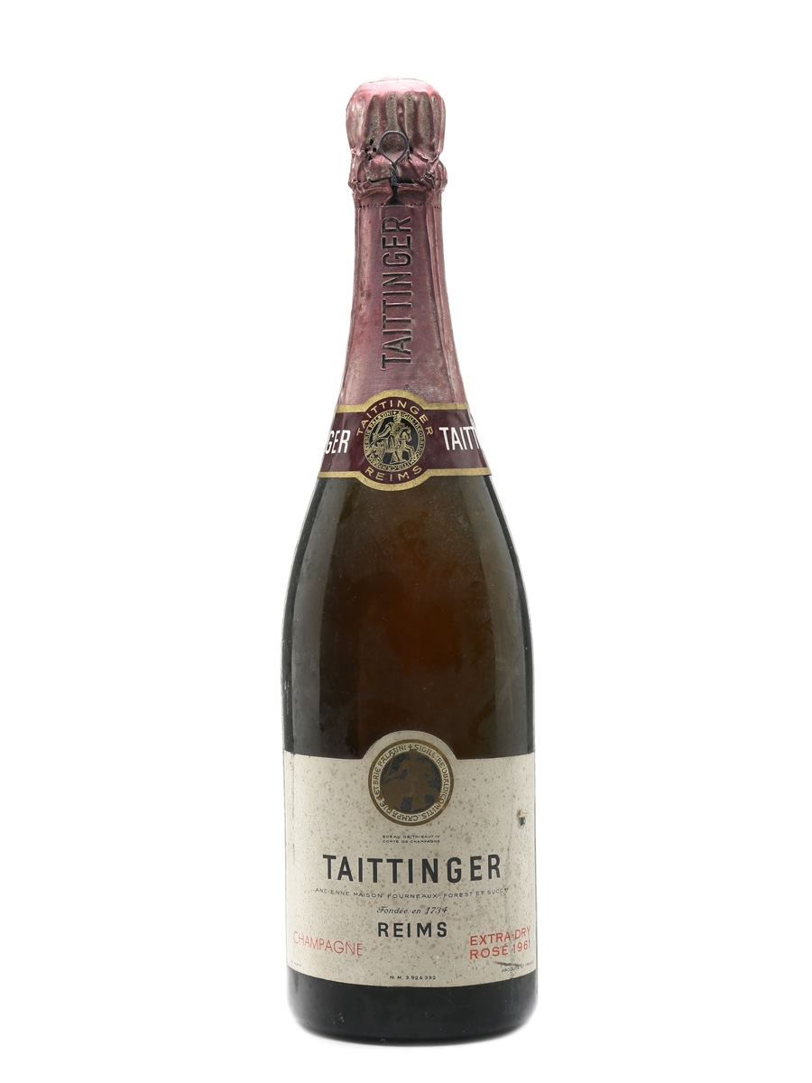 Taittinger 1961 Extra Dry Rose Champagne 75cl